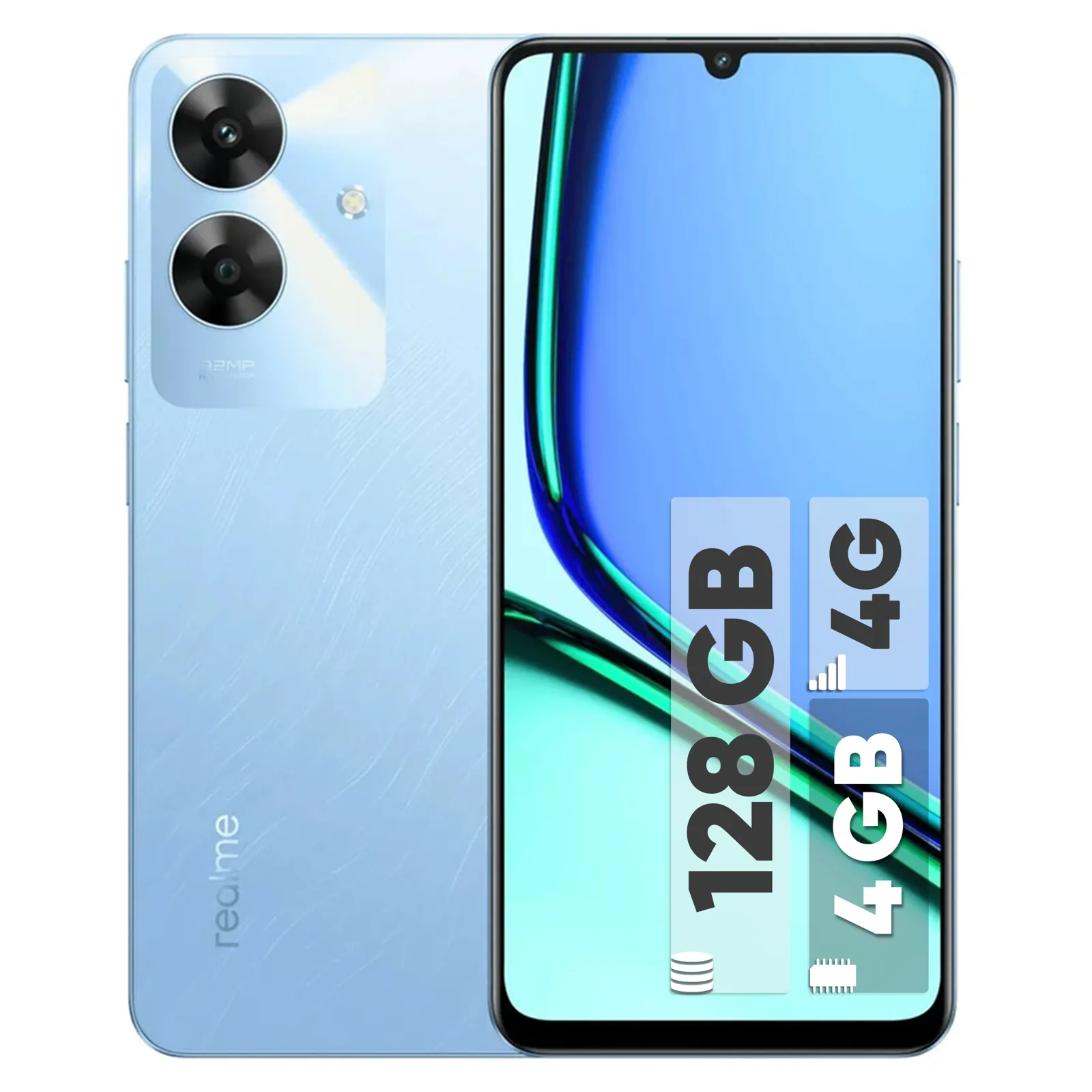 گوشی موبایل ریلمی مدل Note 60 دو سیم‌کارت ظرفیت 128 گیگابایت و رم 4 گیگابایت